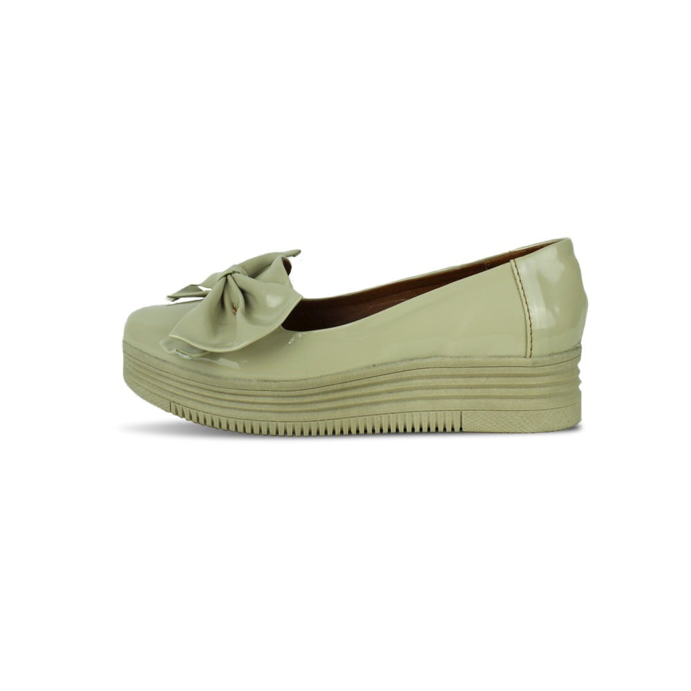 Slip-On Shiny Bow